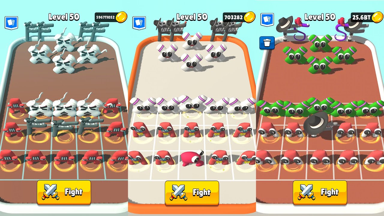 MERGE ALPHABET LORE VS ALPHABET LETTER RUN MAX LEVEL  - Merge Battles GamePlay - iOS, Android #2