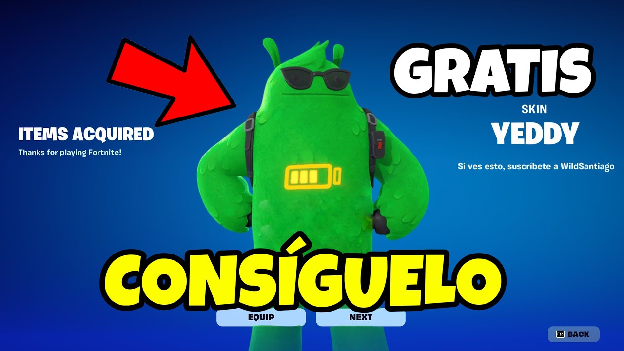 *GRATIS* CONSIGUE LA SKIN DE YEDDY EN FORTNITE! NUEVA SKIN GRATIS DE LA NUEVA TEMPORADA 2! 2026