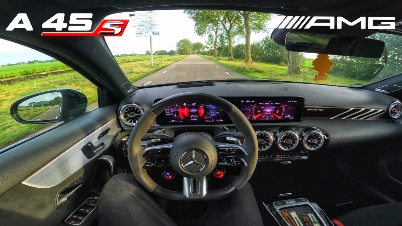 TEARING UP IN NEW MERCEDES A45S AMG | POV EVENING DRIVE
