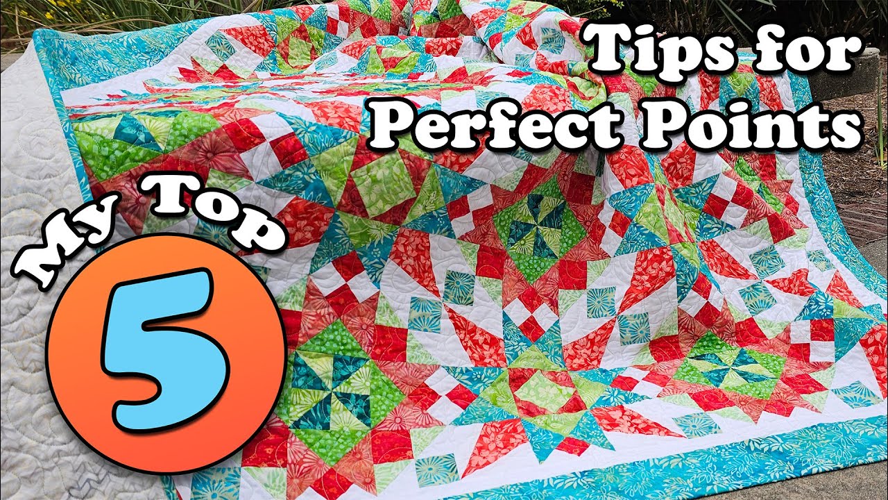 My Top 5 Tips for PERFECT Points in Quilting | Achieve Sharp Seams Every Time!