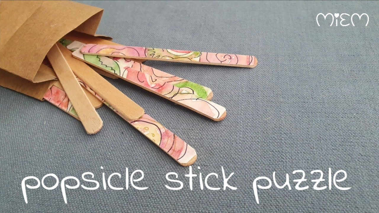 Popsicle stick puzzle, @miem
