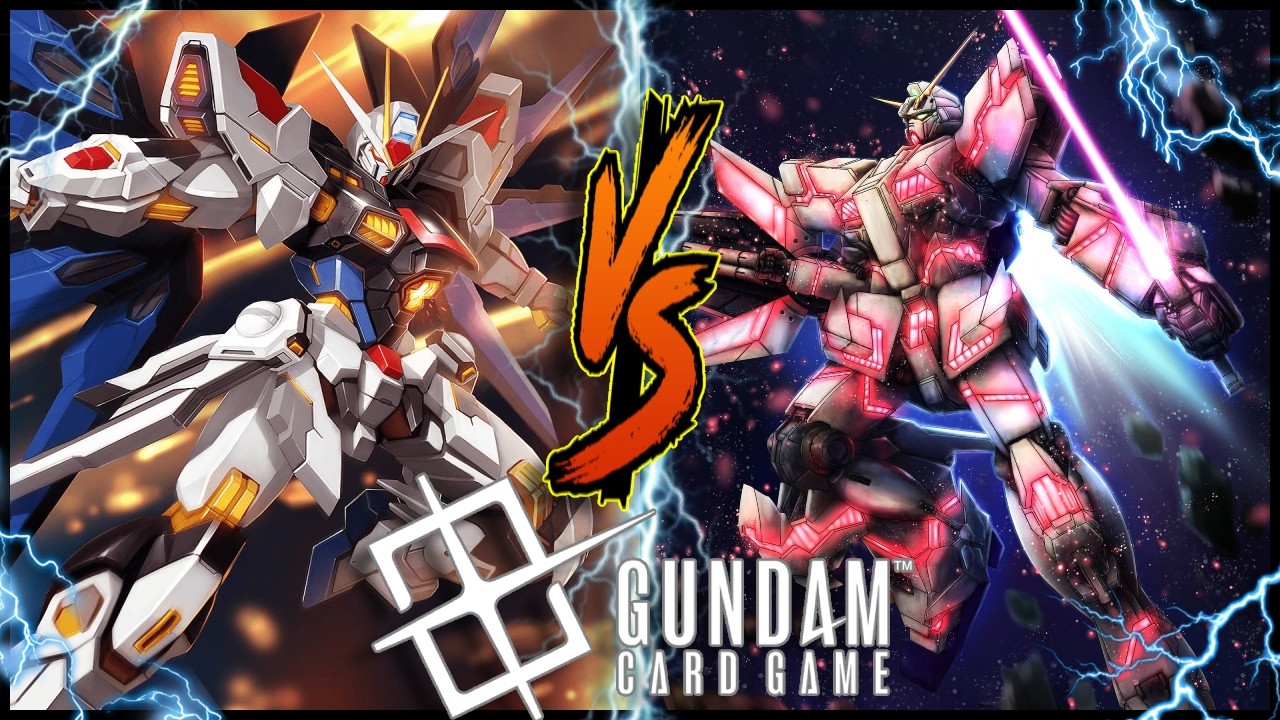 RW Justice ZAFT vs UR Unicorn Destroy Mode | Gundam TCG