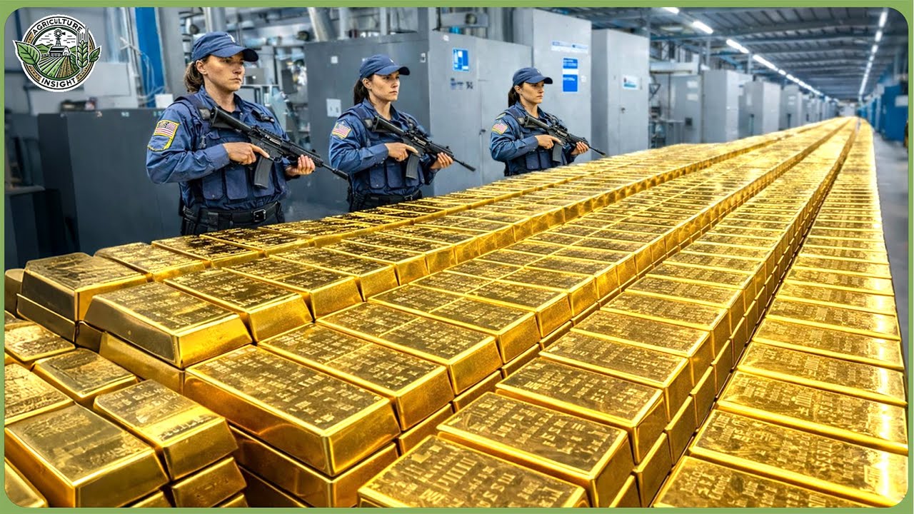 How Millions of Gold Bars Are Made - Incredible Gold Mining & Manufacturing Process