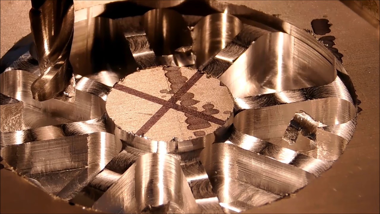Milling a Straight Spoke Wagon Wheel on a Rotary Table