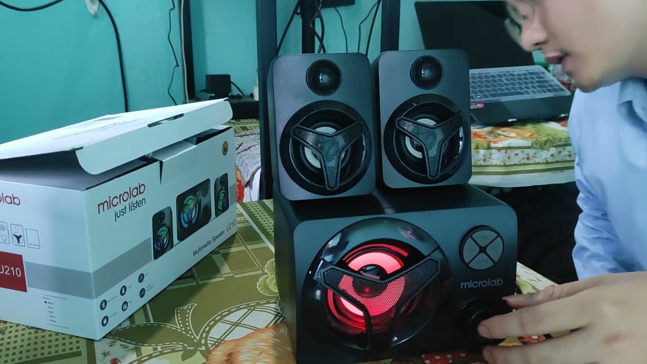 Loa Bluetooth Microlab U210 giá rẻ mà nghe hay, có kết nối USB, SD Card, FM