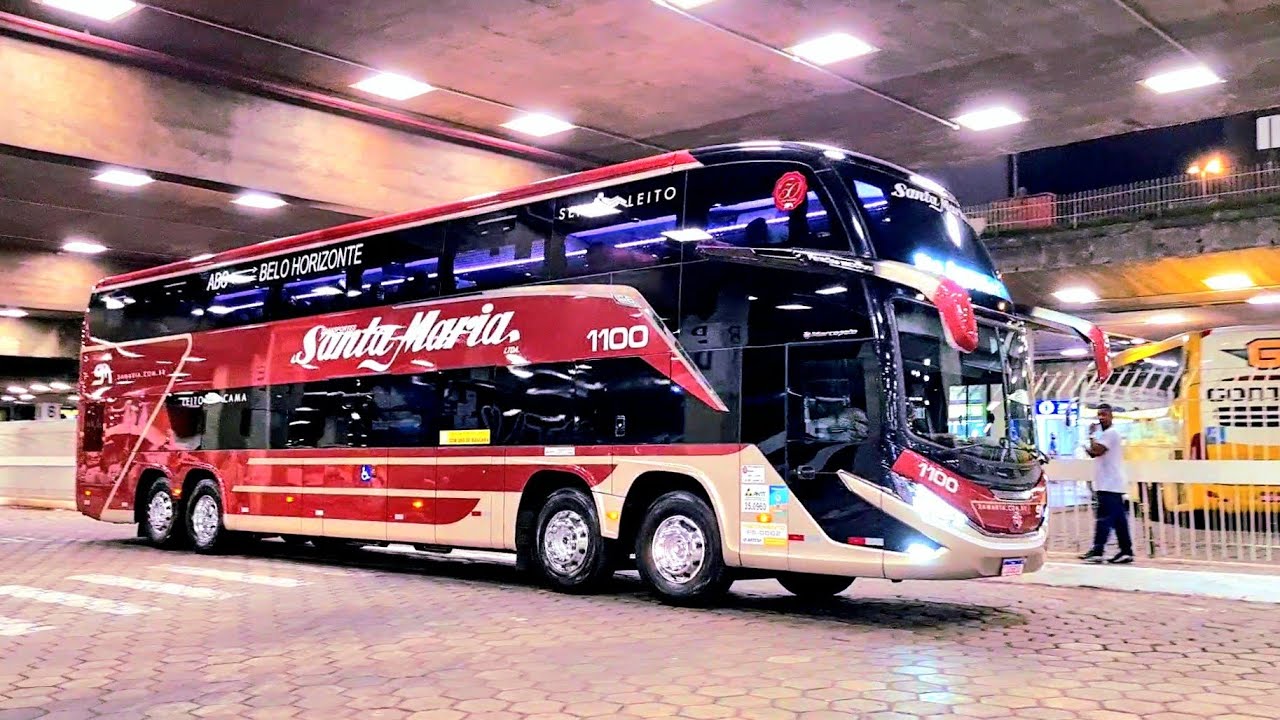 Ônibus bonitos. Rodoviária de BH