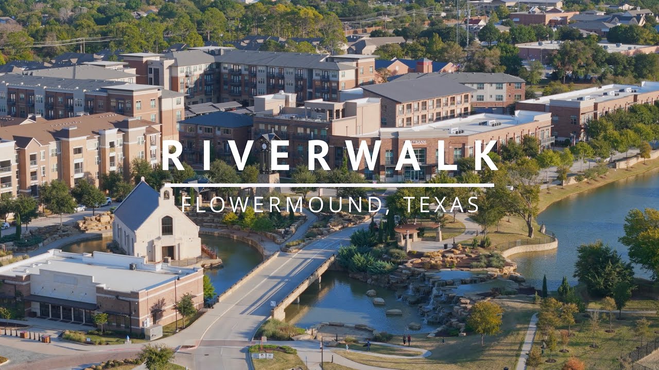 2023 Drone Shots of RiverWalk Flower Mound, Texas