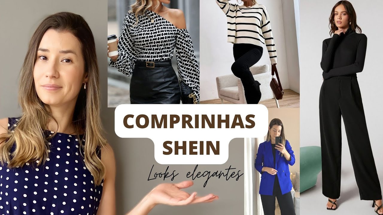 COMPRINHAS SHEIN - ALFAIATARIA - LOOKS ELEGANTES