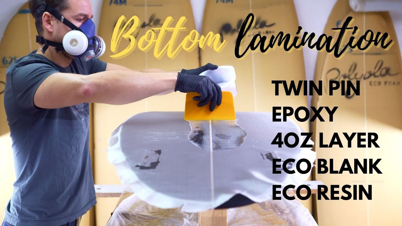Bottom lamination glassing EPOXY ECO BLANK TWIN PIN