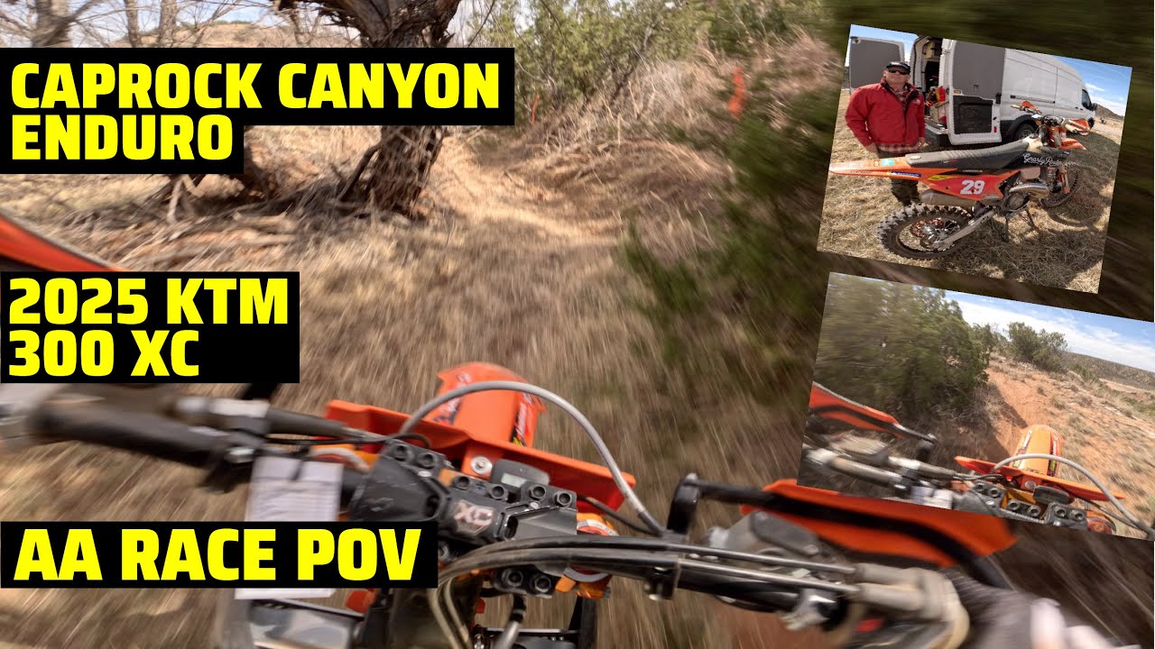 AA Class Race POV | Caprock Canyon Enduro | Test Four | 2025 KTM 300 XC