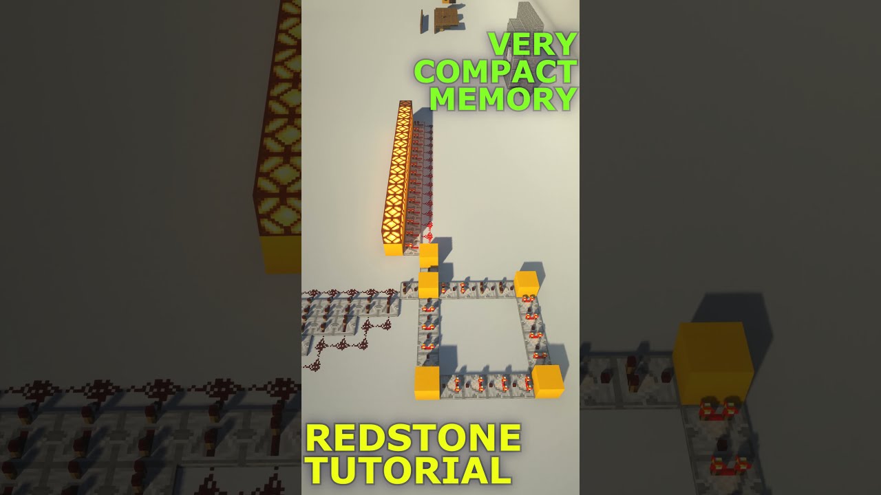 Very Compact Memory | Minecraft Redstone Tutorial