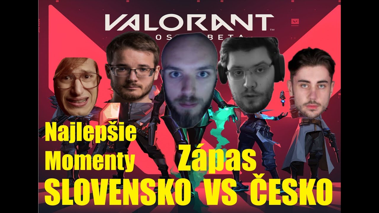 RESTT - SLOVENSKO vs ČESKO (Najlepšie Momenty VALORANT)