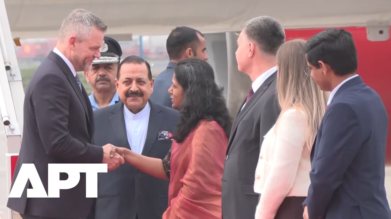 Slovak President Peter Pellegrini Arrives in New Delhi for AI Impact Summit 2026 | APT
