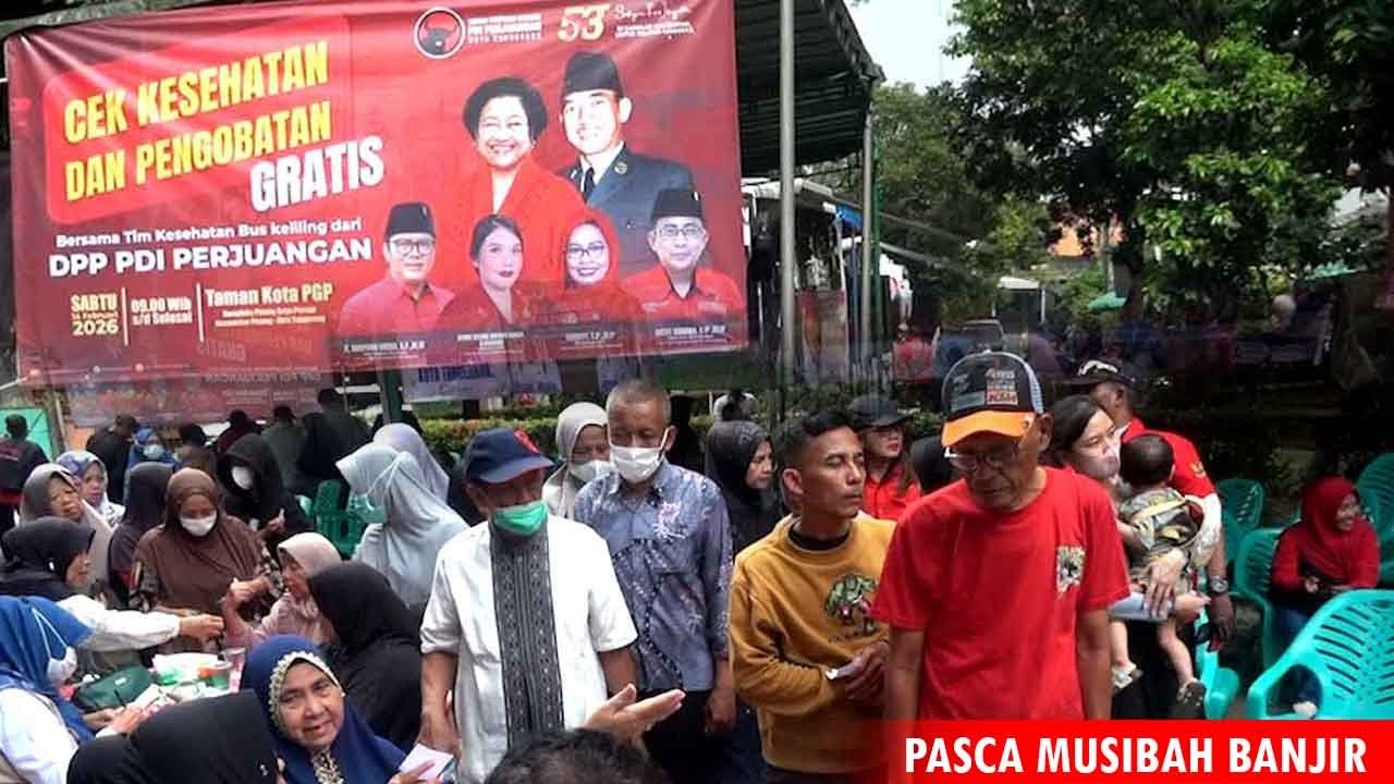 INDOTV | PDI Perjuangan Gelar Cek esehatan Dan Pengobatan Gratis
