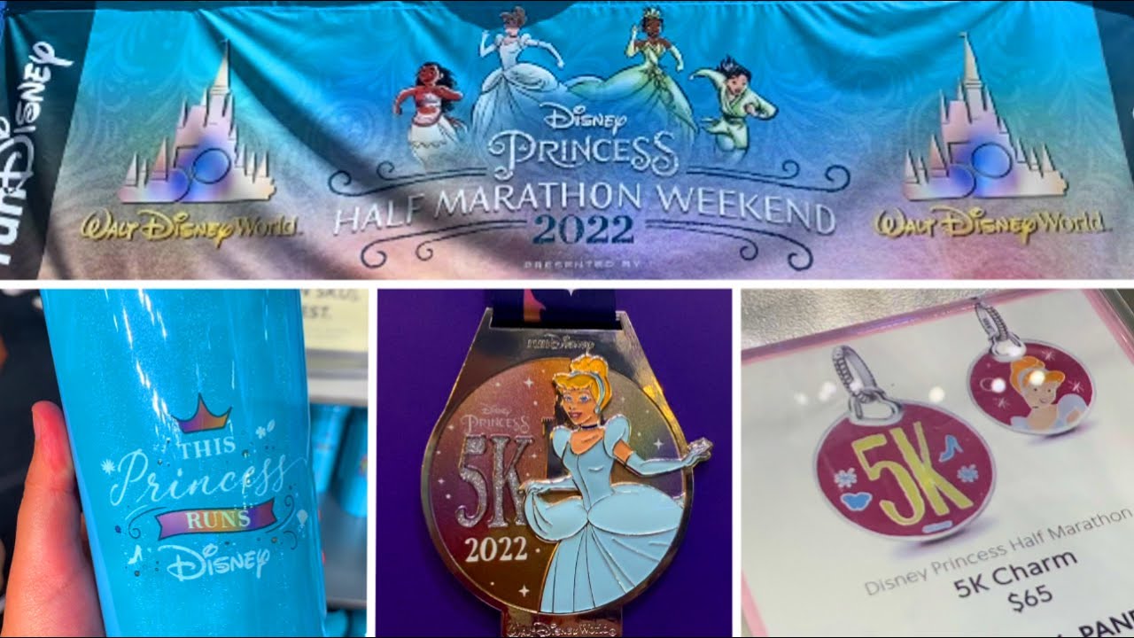 RunDisney Princess Weekend EXPO Feb 2022 Shopping + Collecting Our Race Bibs and Shirt for Our 5k!