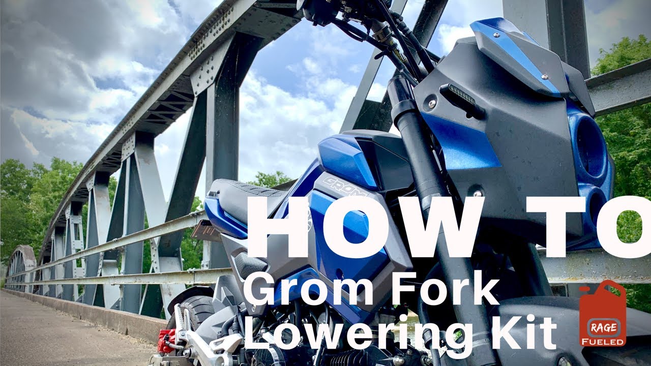 How To - Honda Grom Fork Lowering Kit