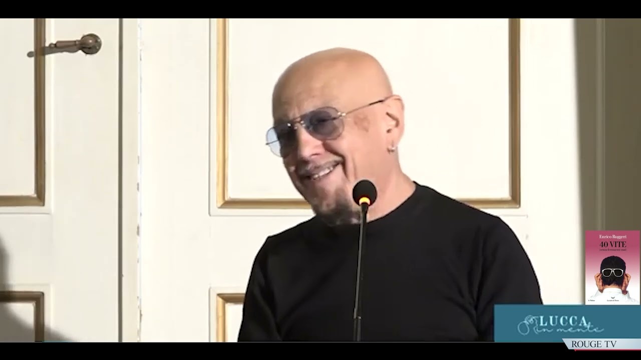 Enrico Ruggeri a Lucca in Mente 2024 - Come nasce una canzone?