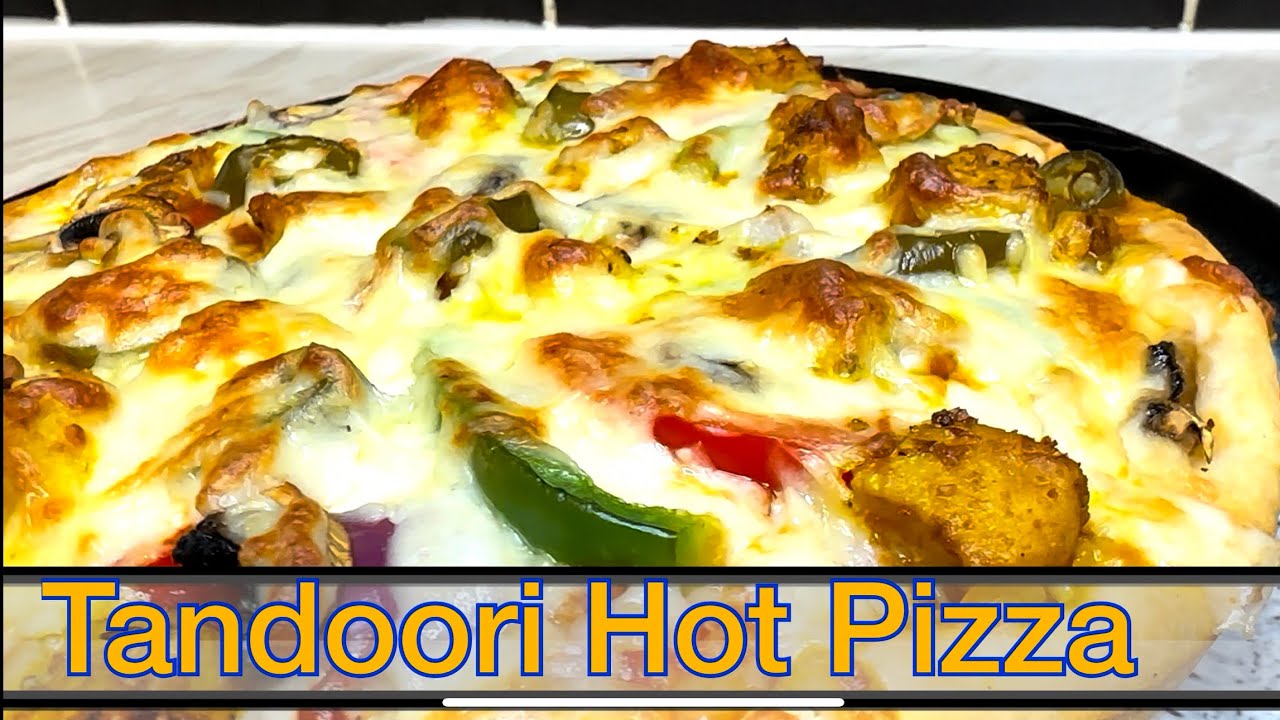 Tandoori Hot Pizza || homemade Tandoori Chicken Pizza || Ramadan Recipe || @aromaspiceofficial