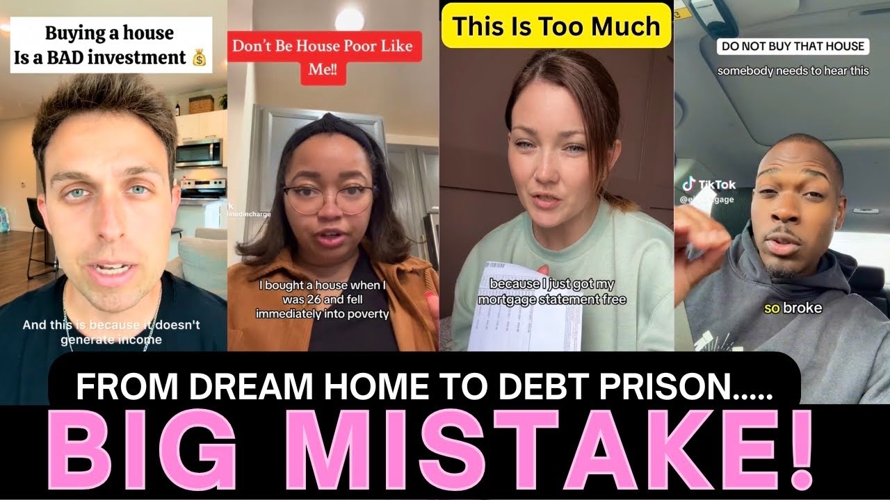 Buying a House is a Trap | People are BROKE after homeownership‼️