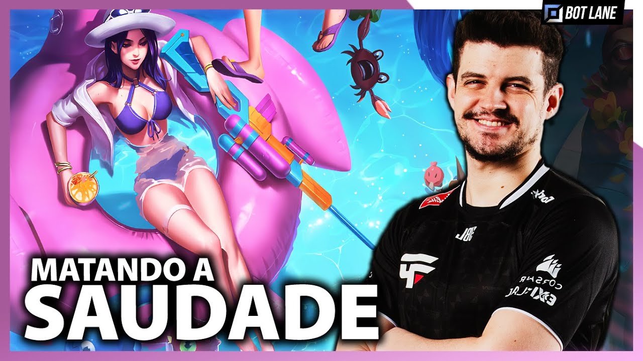 Bateu aquela SAUDADE de jogar de CAITLYN!