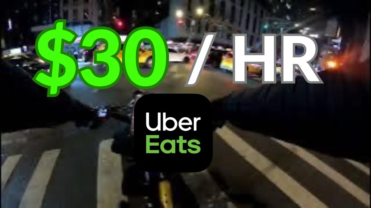 Заработок 30 долларов в час, работая в Uber Eets 🤑
