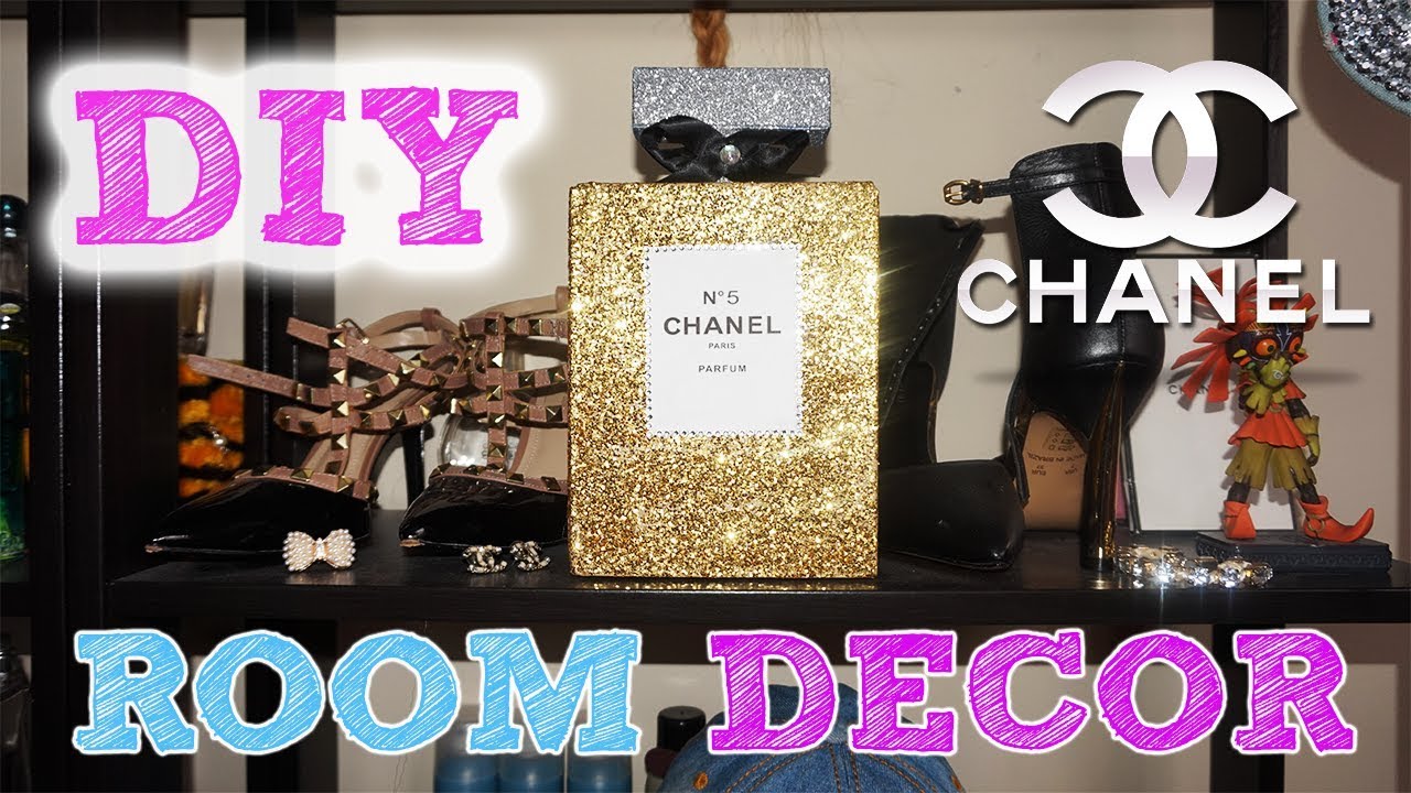 DIY - Chanel No 5 Perfume Bottle Room Decoration