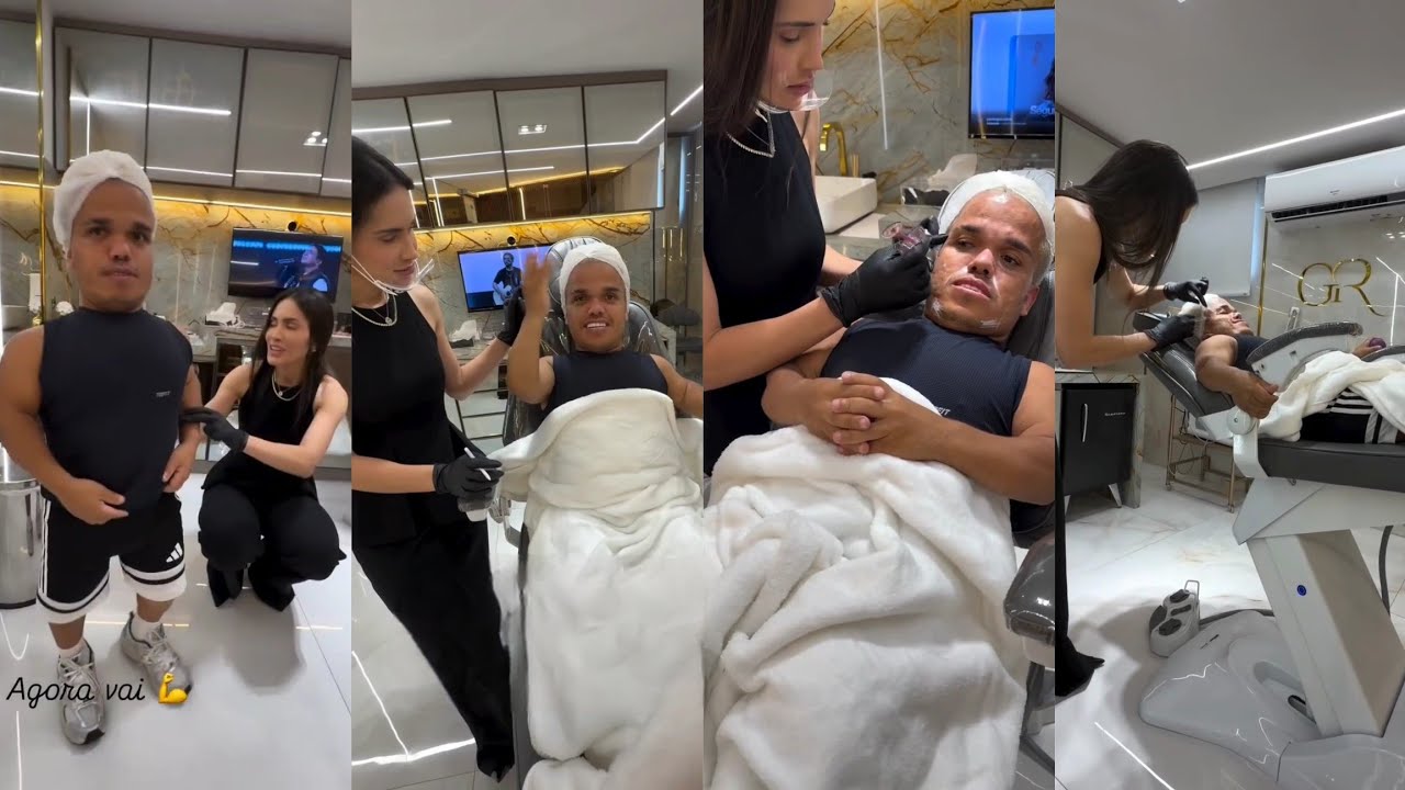 🤯 JUNIM VAI EM CLINICA PARA BOTAR BOTOX E FAZER HARMONIZAÇÃO 