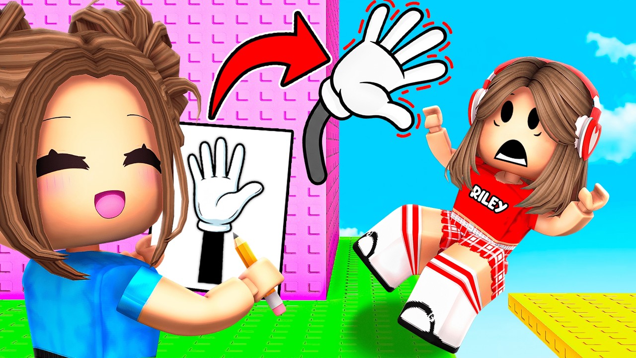 Drawing to PRANK MY SISTER In Roblox Troll Tower!
