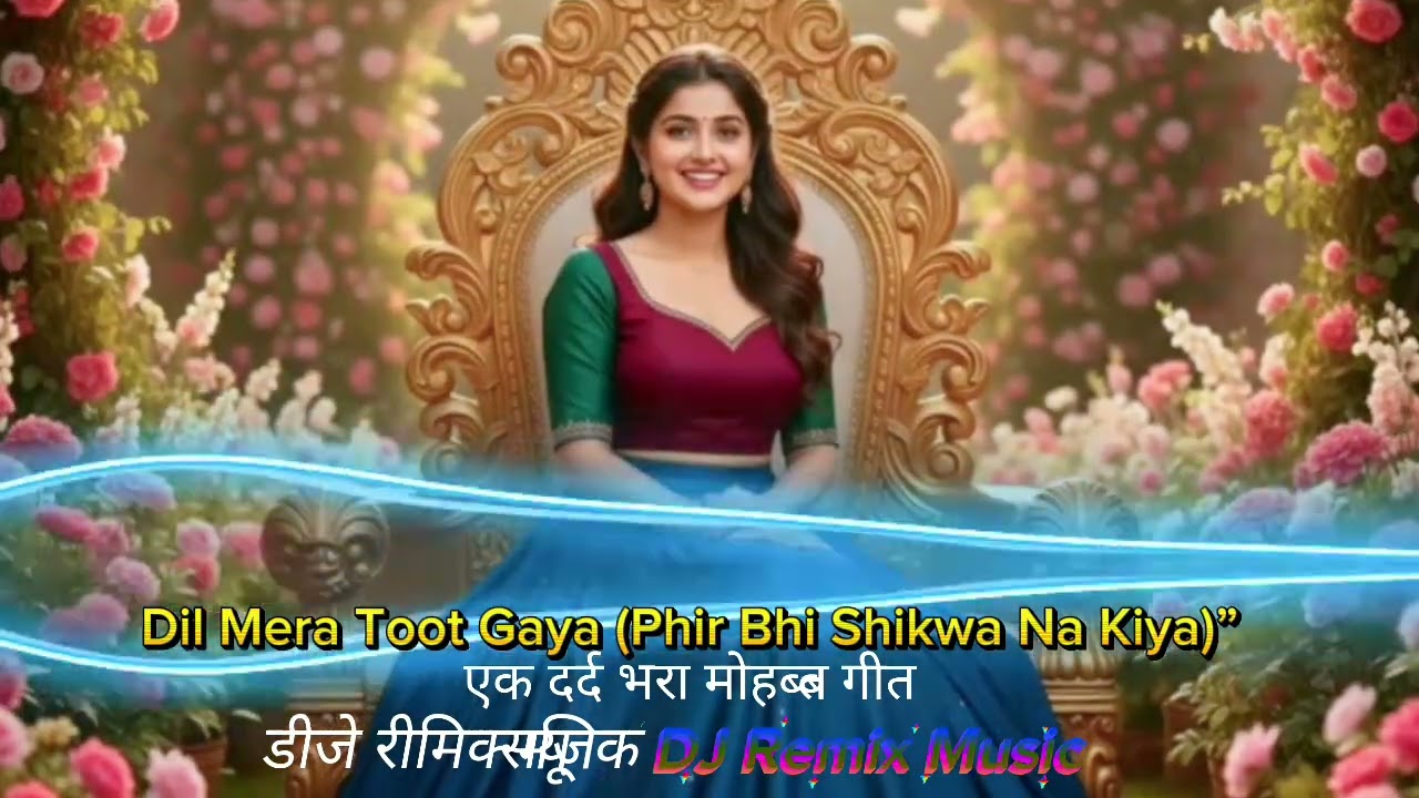 Dil Mera Toot Gaya (Phir Bhi Shikwa Na Kiya)”एक दर्द भरा मोहब्बत गीत | DJ REMIX MUSIC