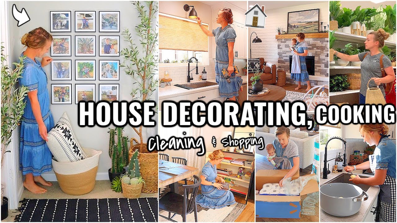 DECORATING MY HOUSE & SPEND THE DAY WITH ME!!🏠 DECORATE & CLEAN WITH ME | OUR ARIZONA FIXER UPPER