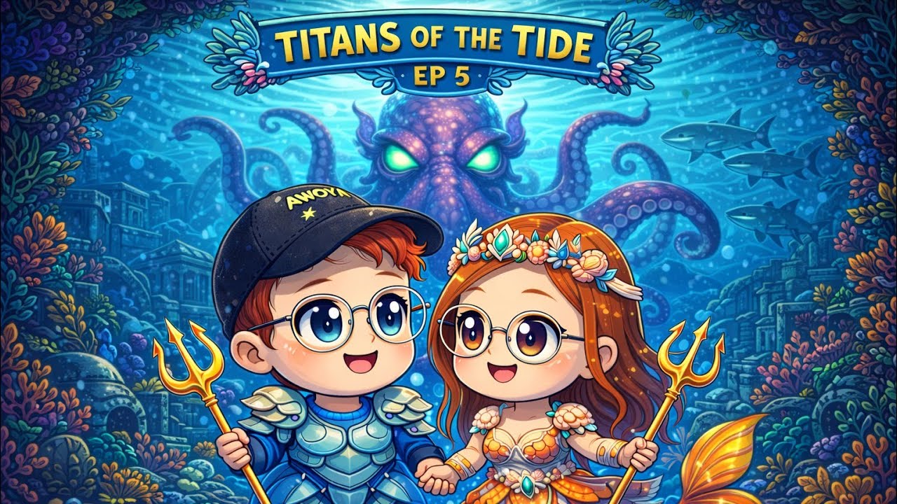  Spongebob titans of the tide ep 5 - Neptune is attacking us 