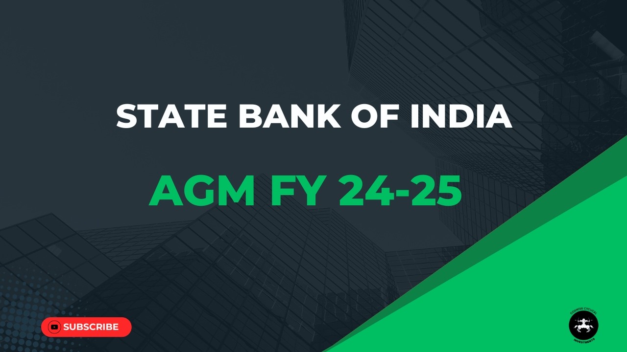 State Bank Of India FY 2024 25 AGM
