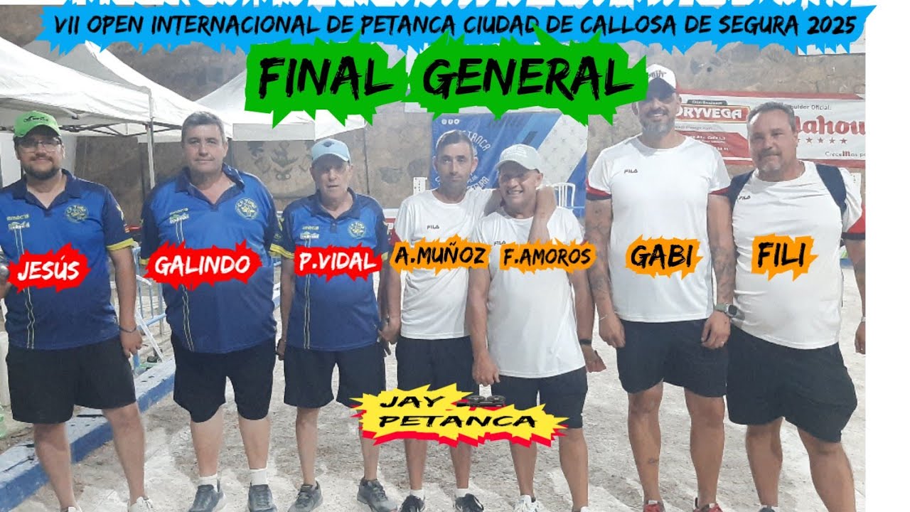 VII OPEN INTERNACIONAL DE PETANCA CIUDAD DE CALLOSA DE SEGURA 2025