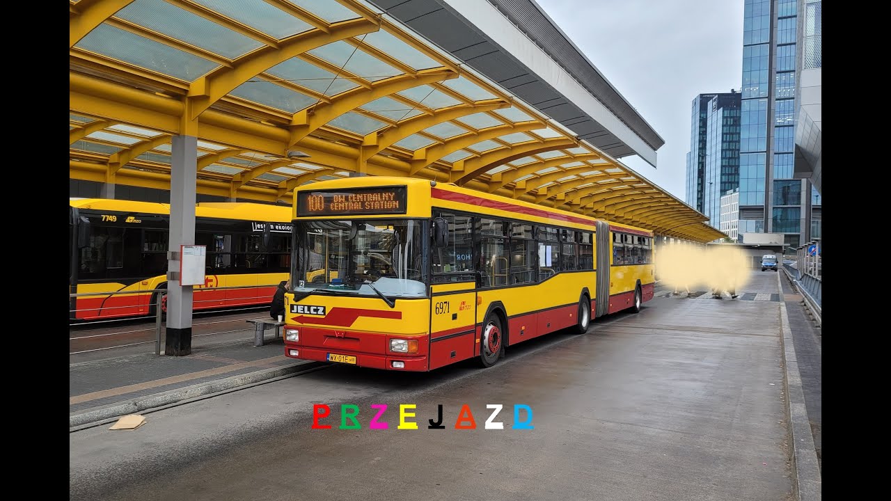 ⭐ Jelcz M181M 🚍6971 ex 7971⭐ (➡ Przejazd) [MZA Warszawa] 🎵Voith + Most + Retarder🎵 *ASMR*