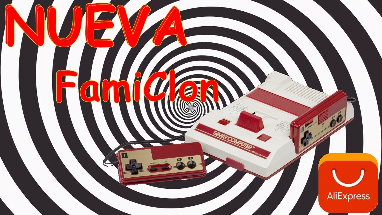 NUEVA FamiClon - FAMICOM de AliExpress 🎮🔥 - FC COMPACT - Vintage