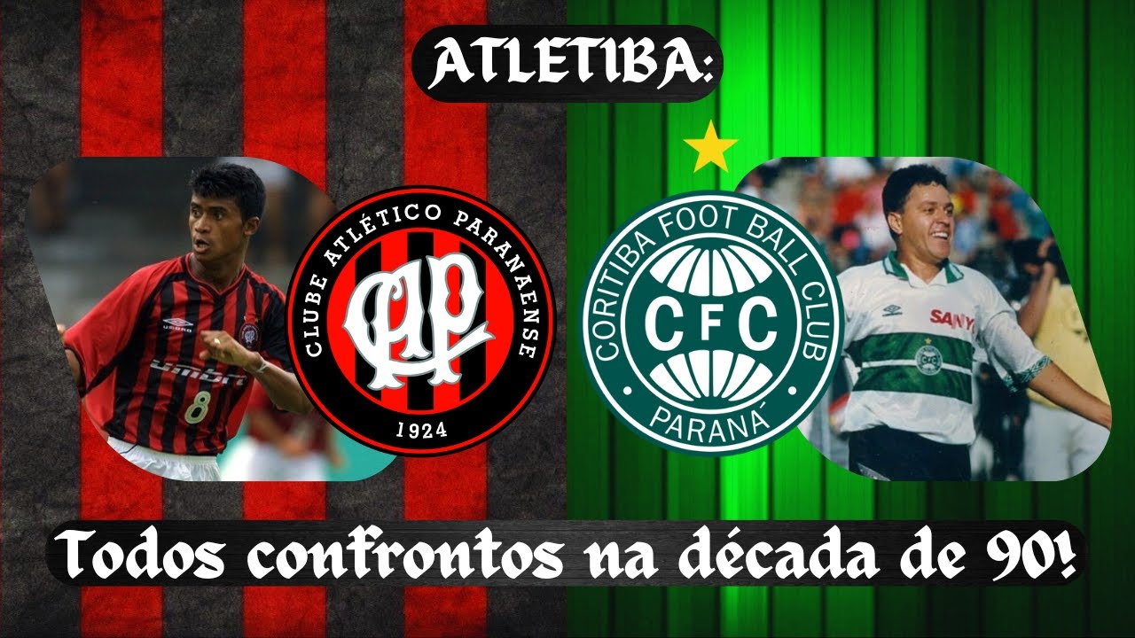 Atlético/PR x Coritiba: Todos os clássicos da década de 90