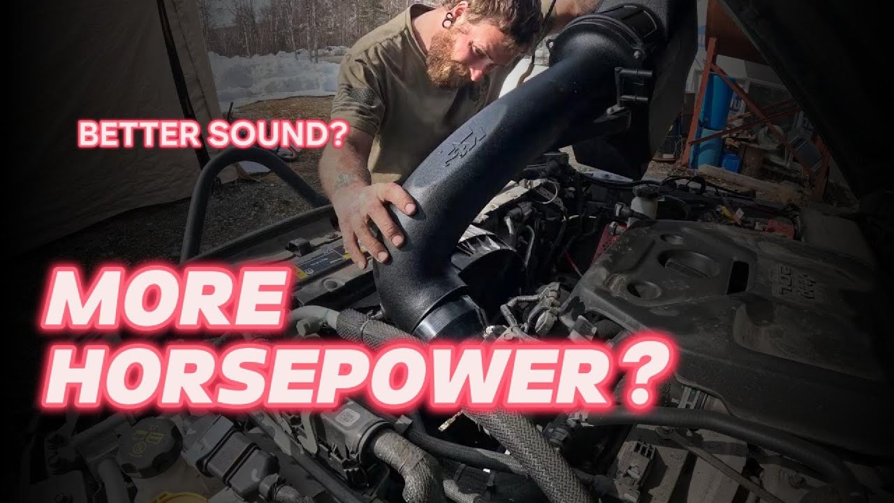 Installing a New Air Intake on My Jeep JL 2.0L