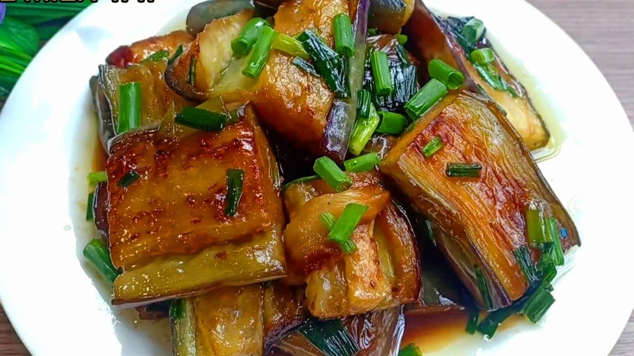 Cà Tím Chiên Nước Mắm  - Cách làm Cà Tím Chiên nước mắm món ăn ngon dễ làm - Tú Lê Miền Tây