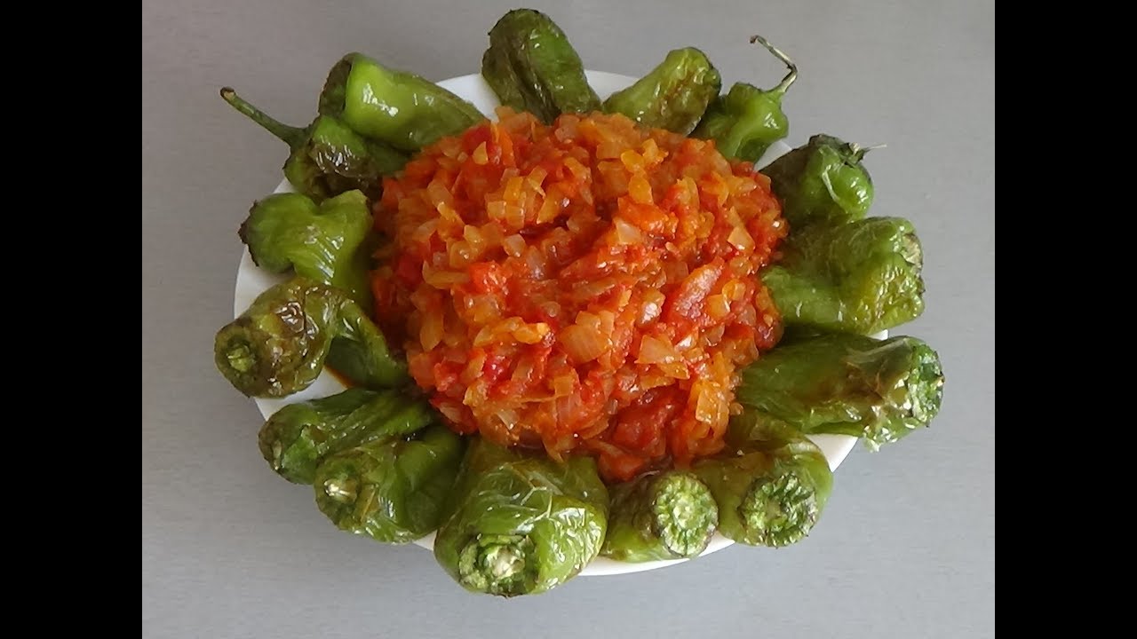 Жареный перец с манджей. Готовит гагаузка / Манджа / Гагаузские рецепты / Блюдо из овощей / food