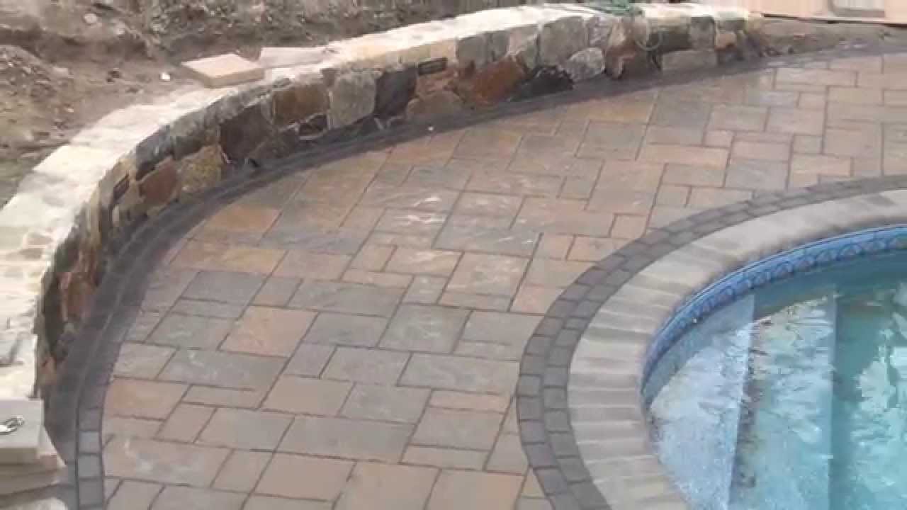 Paver Pool Deck