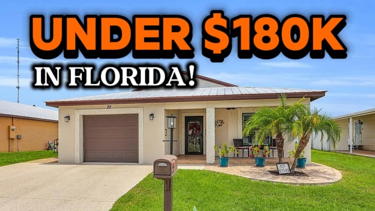 10 Affordable Florida Homes For Sale Under $180,000 You Can Buy Right Now