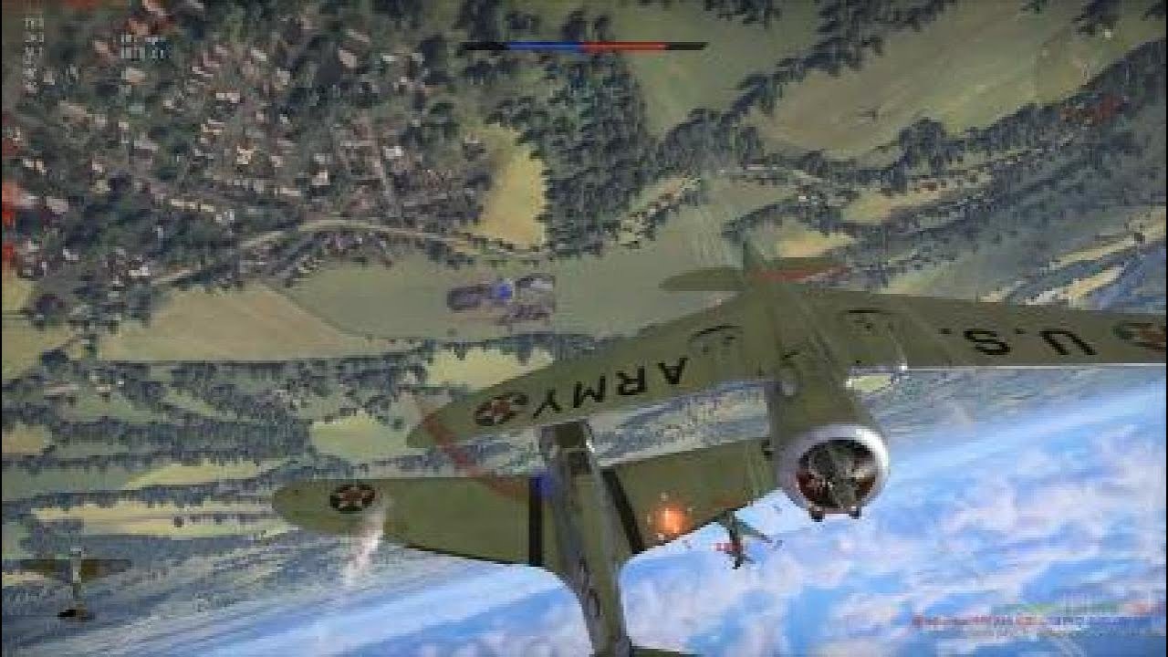 War Thunder Rasmussens P.36A 🇺🇲 Dogfight Gameplay