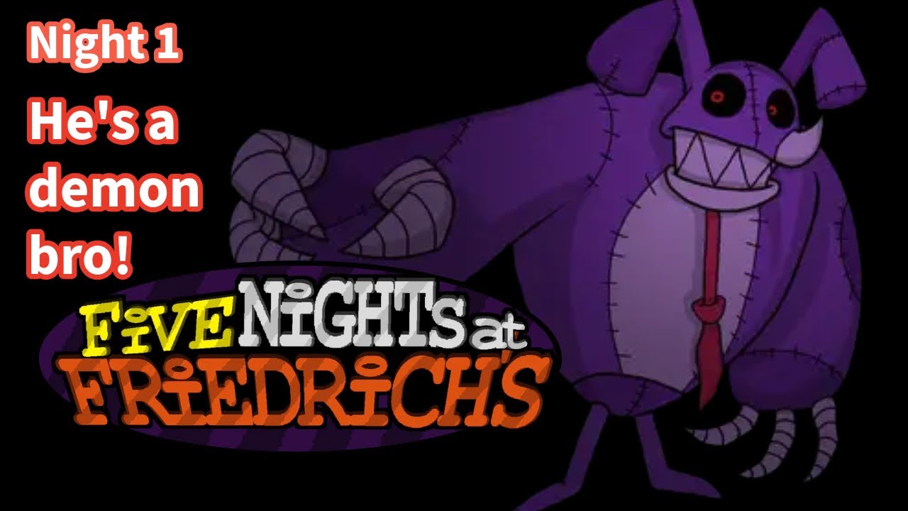 Why Is Bonnie MASSIVE?! | FNAF Fan Game – Five Nights at Friedrich’s - Night 1