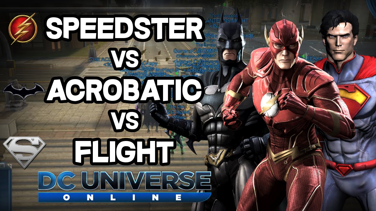 DCUO - Which Movement is the Fastest?