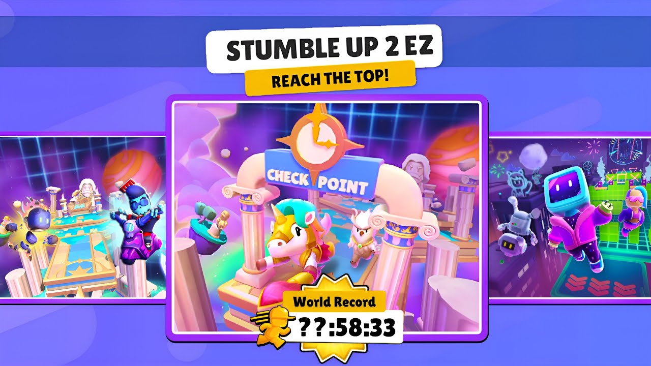I Finished New "STUMBLE UP 2 EZ" - Stumble Guys 0.78