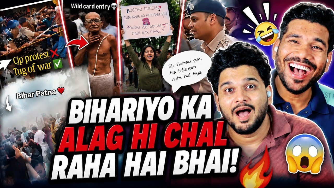 Bihar Protest Memes Reaction 😭 Bihariyo Ka Alag Hi Level Hai Bhai