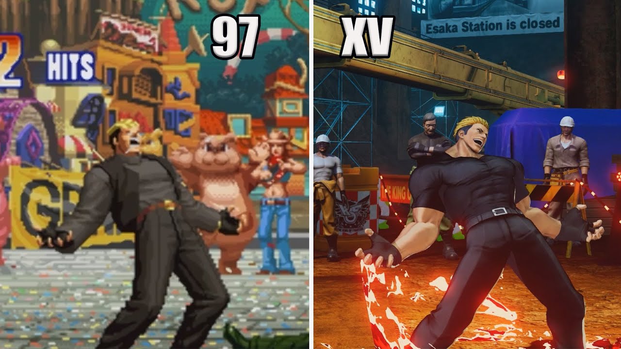 【拳皇KOF】残暴狂徒山崎龙二多版本超必殺欣賞，一言不合单手抓头直接摔地上暴揍