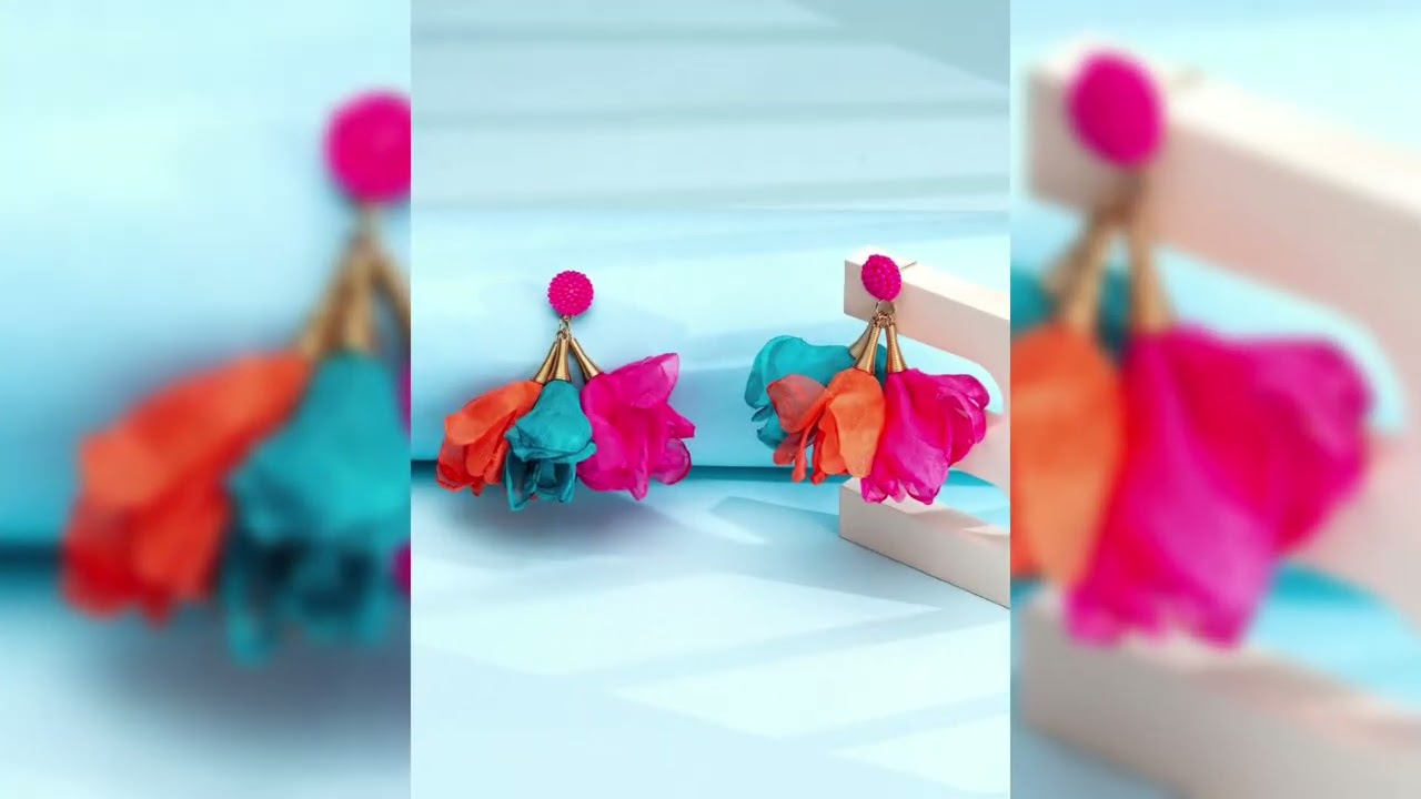 The latest stylish earing collection ✨✨✨💐💐💐💐#Sr creation #youtube...