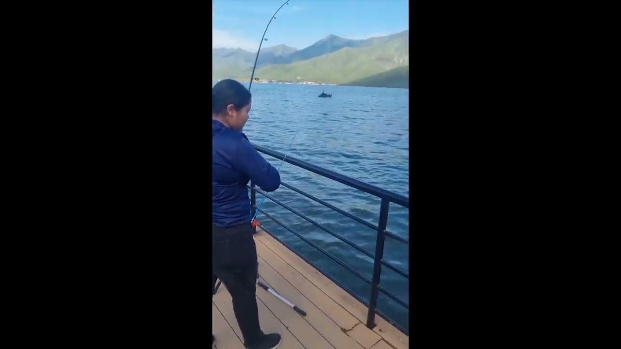 Pescando en la presa rodrigo gomez#PRESA LA BOCA #MALECON#PESCA 🙊 