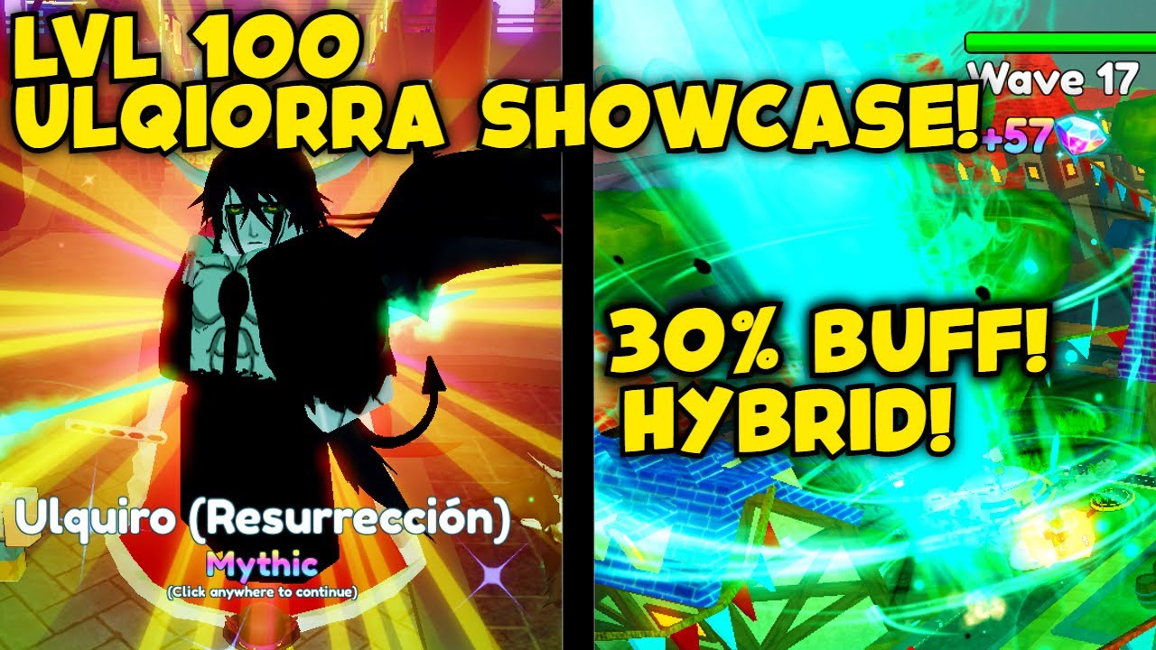 LVL 100 ULQIORRA IS NOW HYBRID WITH 30% BUFF! IN ANIME ADVENTURES!